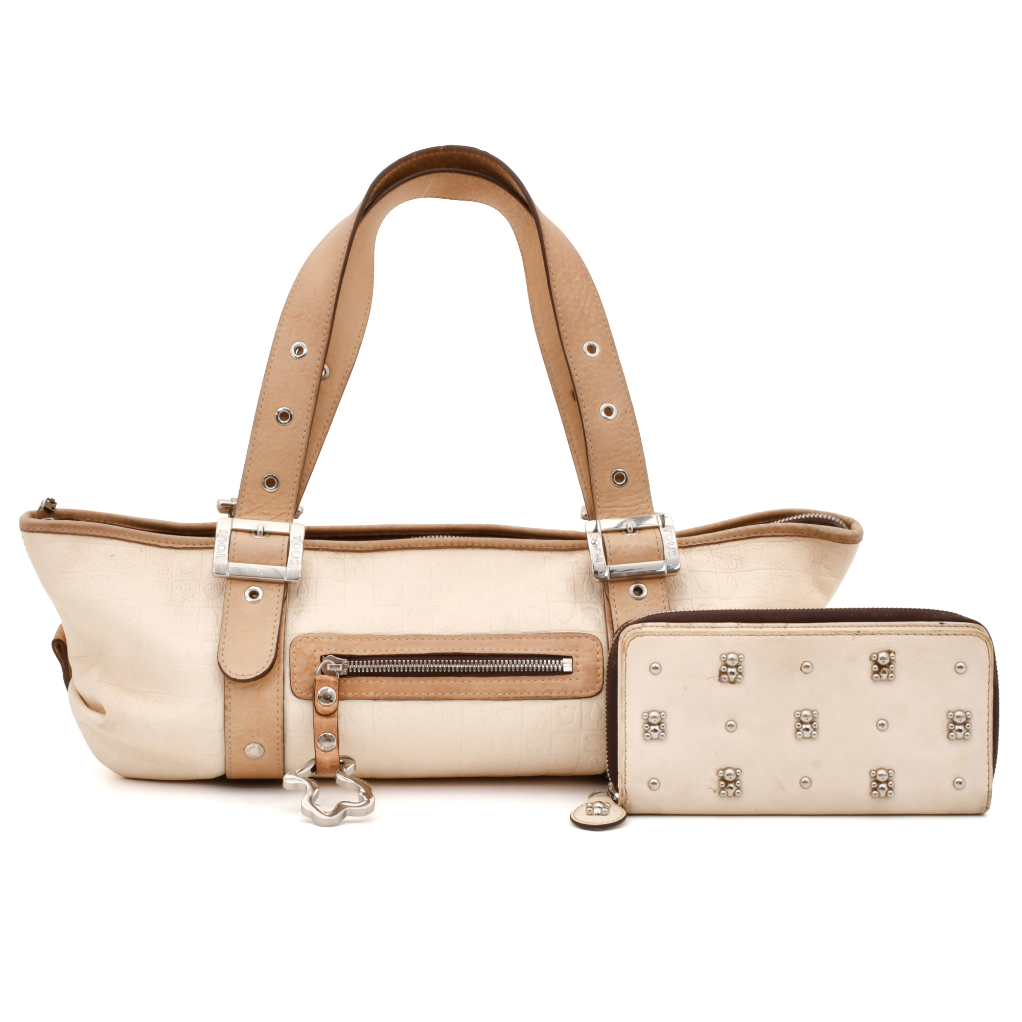 TOUS. Bolso de mano y cartera. 