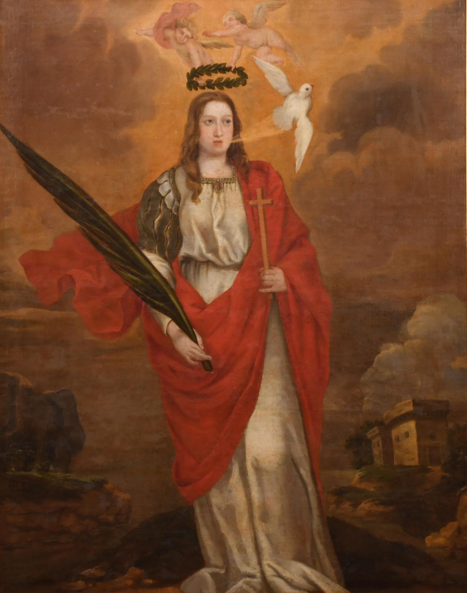 ESCUELA ESPAÑOLA, SIGLO XVIII. "Santa Mártir".