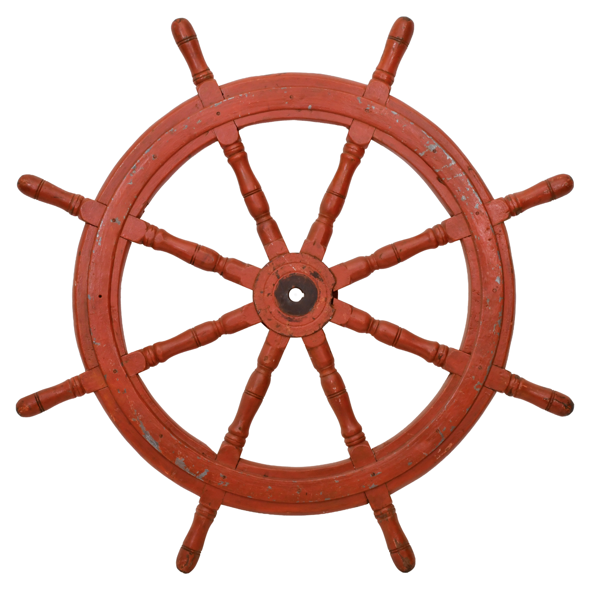 Timón de barco, siglo XX. 
