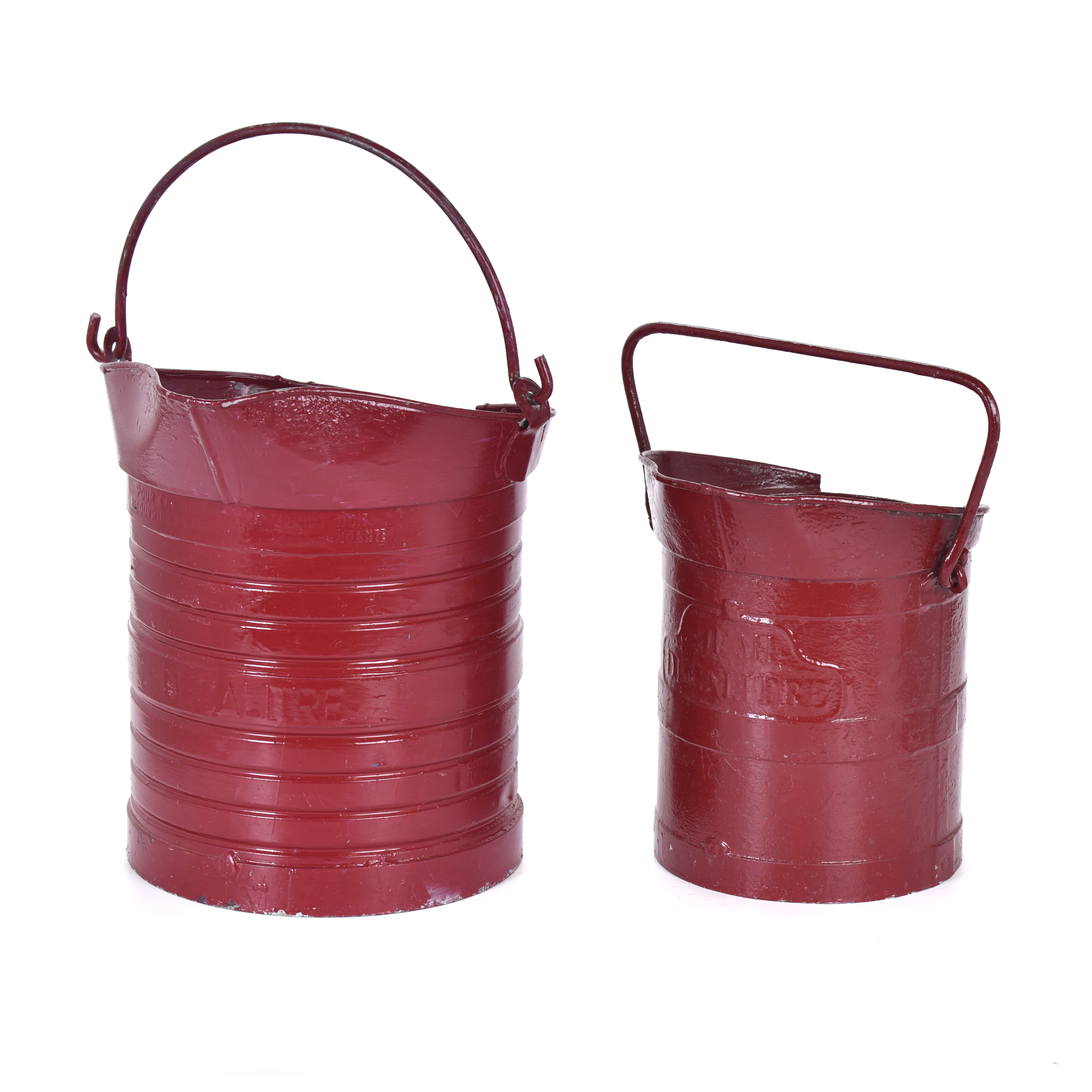 Conjunto de dos decalitros de vino franceses, med. siglo XX