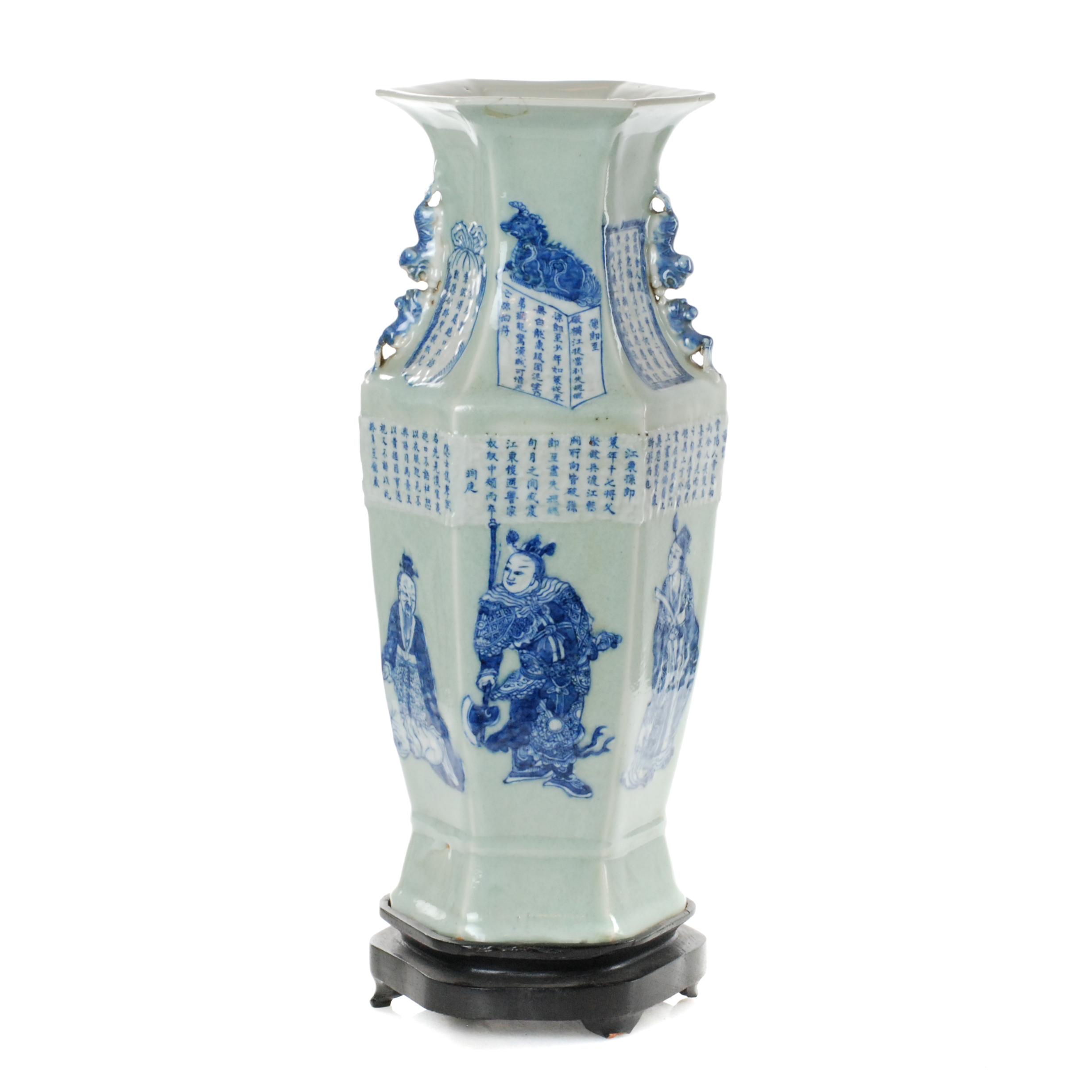 JARRÓN CHINO DINASTÍA QING, SIGLO XIX