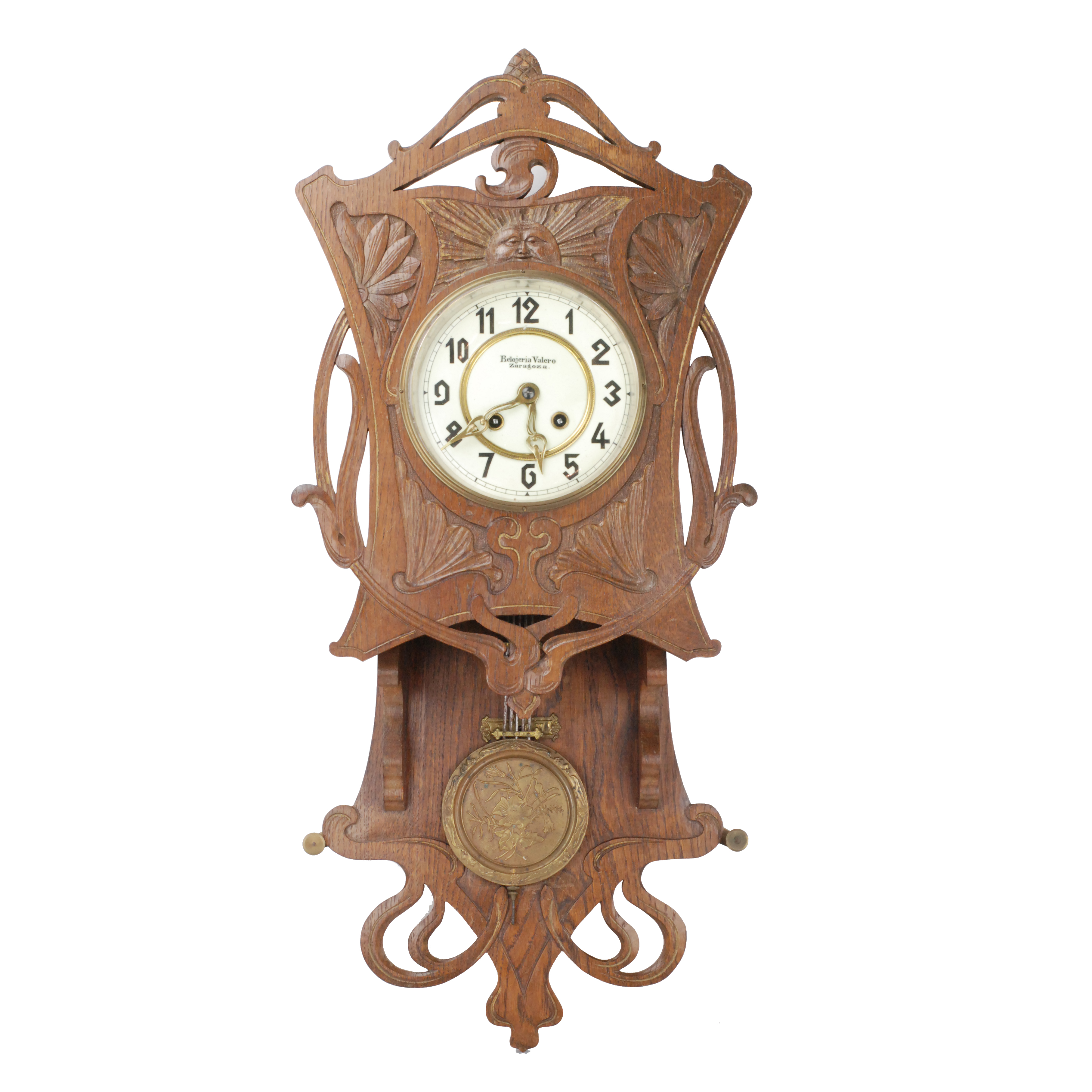 RELOJ DE PARED MODERNISTA, PRINCIPIOS SIGLO XX