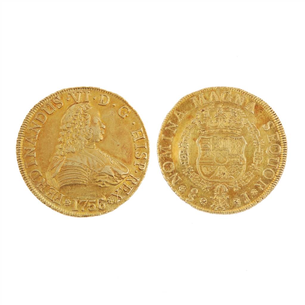 MONEDA ESPAÑOLA EN ORO DE FERNANDO VI