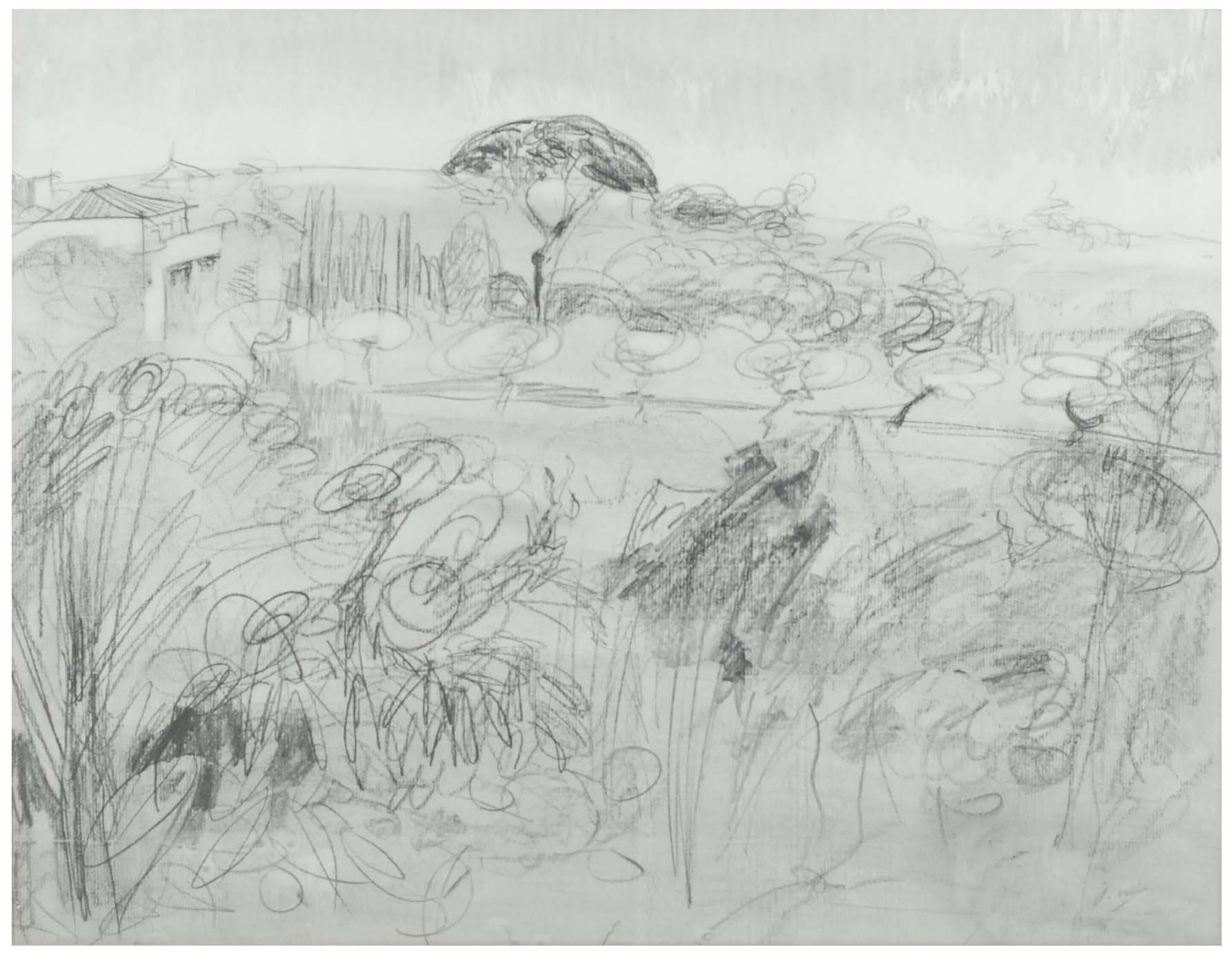 JOAQUIM MIR I TRINXET (1873-1940) "Landscape".