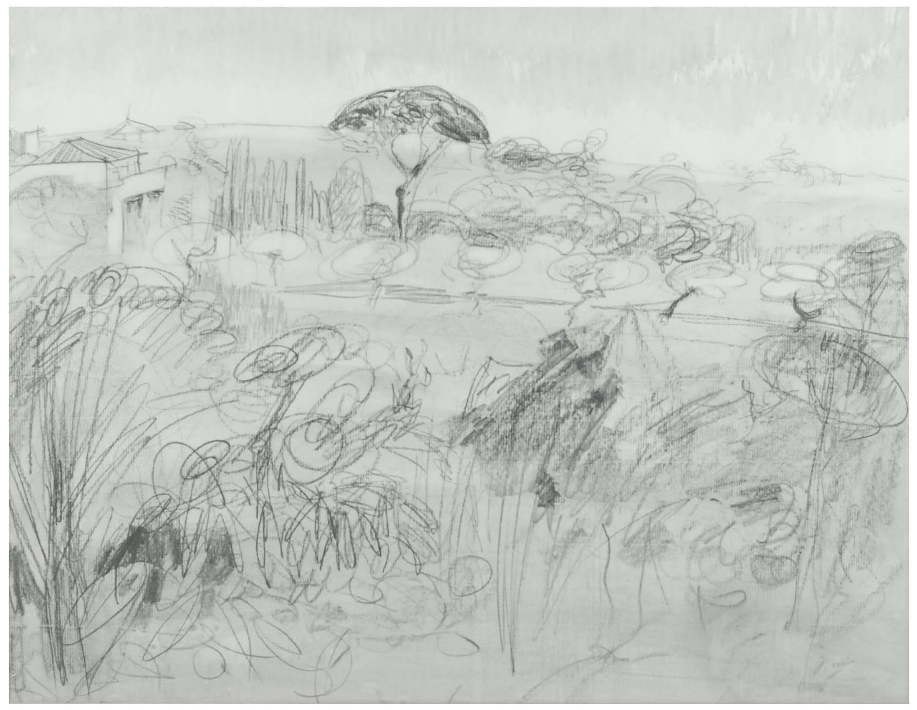 JOAQUIM MIR I TRINXET (1873-1940) "Landscape".
