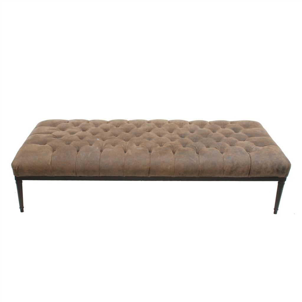 "DAYBED" EN PIEL CAPITONNÉ