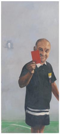 492-JABI MACHADO (XX-XXI)"Arbitro II"Óleo sobre lienzo