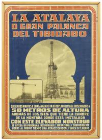 493-ESCUELA CATALANA, SIGLO XX. "La Atalaya o Gran Palanca del Tibidabo".