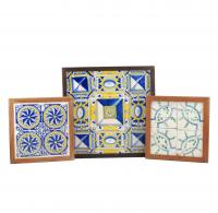 180-AZULEJOS CATALANES "DE MOSTRA", SIGLOS XVII Y XIX