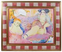 670-EVA HANNAH (1942)"Pink tutú"Óleo sobre lienzo