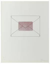 405-JOAN BROSSA (1919-1998)"Darrera la carta"Litografía
