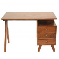 159-PIERRE JEANNERET (GINEBRA, SUIZA,1896-1967)Mesa de despacho, circa 1960.