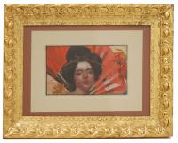 853-Oil on cardboard.Signed on left side.Framed with glass.23 x 39 cm. and 60,5 x 78 cm. (frame).