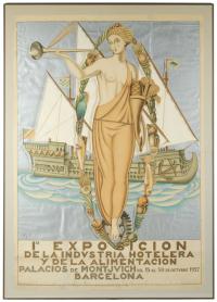 481-ESCUELA CATALANA, SIGLO XX. "Iª Exposición de la Indústria hotelera y de la alimentación del 1927".