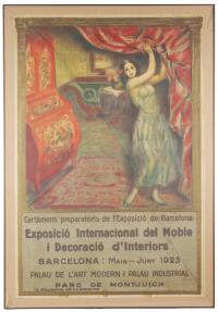 479-ESCUELA CATALANA DEL SIGLO XX. "Exposició Internacional del moble i decoració del 1923".