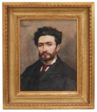 524-FRANCESC TORRESCASSANA (1845-1918) Retrato de caballero.