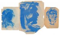 644-ROMEO TABUENA (1921-2015) "Figuras en azul"