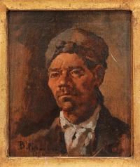 806-BERNARDO FERRÁNDIZ BADENESE (1835-1885). Estudio de retrato para hombre.