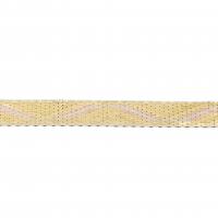 232- Pequeños eslabones en oro formando cenefa. Estampillado "Déposé". 18 cm. 24,1 gr.