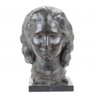 608-ENRIC CASANOVAS ROY (1882-1948) Busto Joven.