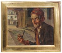 746-ISMAEL BLAT Y MONZO (1901-1976). "Retrato anciano".