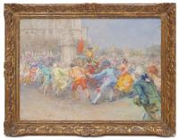 858-JOSÉ BARTOLOMÉ LLANECES (1863-1919). "CARNAVAL".