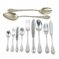 23-SILVER SPANISH CUTLERY. MID. 20TH CENTURY. 