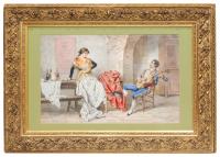 854-RAMON TUSQUETS Y MAIGNON (1837-1904). "EL ROMANCE DEL TORERO", ROMA.