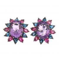 41-FLORAL EARRINGS