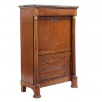 691-FRENCH FALL FRONT WRITING DESK, END C19th. 