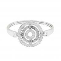 221-BULGARI. ASTRALE. PULSERA ESCLAVA ARTICULADA CON DIAMANTES.