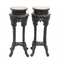 353-PAIR OF CHINESE PEDESTALS, MID C20th.