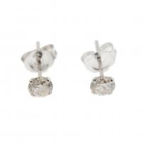 170-DIAMOND STUD EARRINGS.