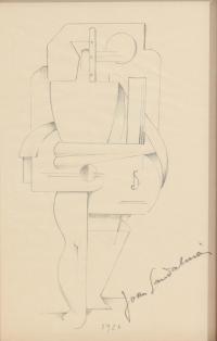 721-JOAN SANDALINAS (1903-1991). "FIGURA", 1926.