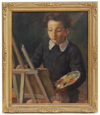 766-ANTONI VILA ARRUFAT (1896-1989). "EL PEQUEÑO ARTISTA", 1940.