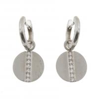 156-DIAMOND EARRINGS.