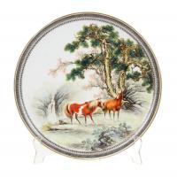 407-CHINESE DECORATIVE PLATE, SECOND HALF C20th.