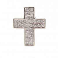 152-DIAMOND CROSS PENDANT.