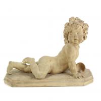 587-VENANCI VALLMITJANA ABARCA (1850-1915). "CHILD BACCHUS".