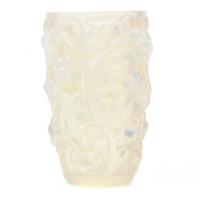 612-RENÉ LALIQUE (1860-1945). JARRÓN "RAISINS".