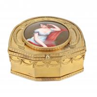 498-FRENCH JEWELLERY BOX, FIRST QUARTER C19th.