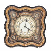 482-SPANISH WALL CLOCK, END C19th.