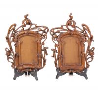 489-PAIR OF SMALL MODERNISTA FRAMES, EARLY C20th.