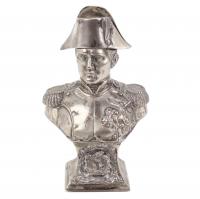 13-SILVER BOX STYLE BUST OF NAPOLEON, C20th.