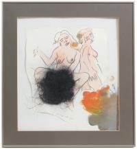 572-JOSEP GUINOVART (1927-2007). "FEMALE NUDES".