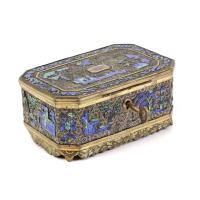 415-CHINESE JEWELLERY BOX, END C19th- EARLY C19th.
