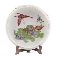 390-CHINESE PLATE FOR WASHING BRUSHES, QING DYNASTY, C 19th,