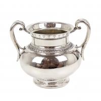 38-IMPERIAL RUSSIAN SILVER SUGAR BOWL, EARLY C20th.