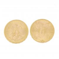 301-TWO MEXICAN COINS