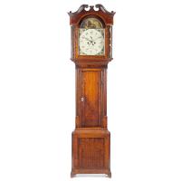 517-RELOJ INGLÉS DE CAJA ALTA, ÚLTIMO TERCIO SIGLO XVIII. 